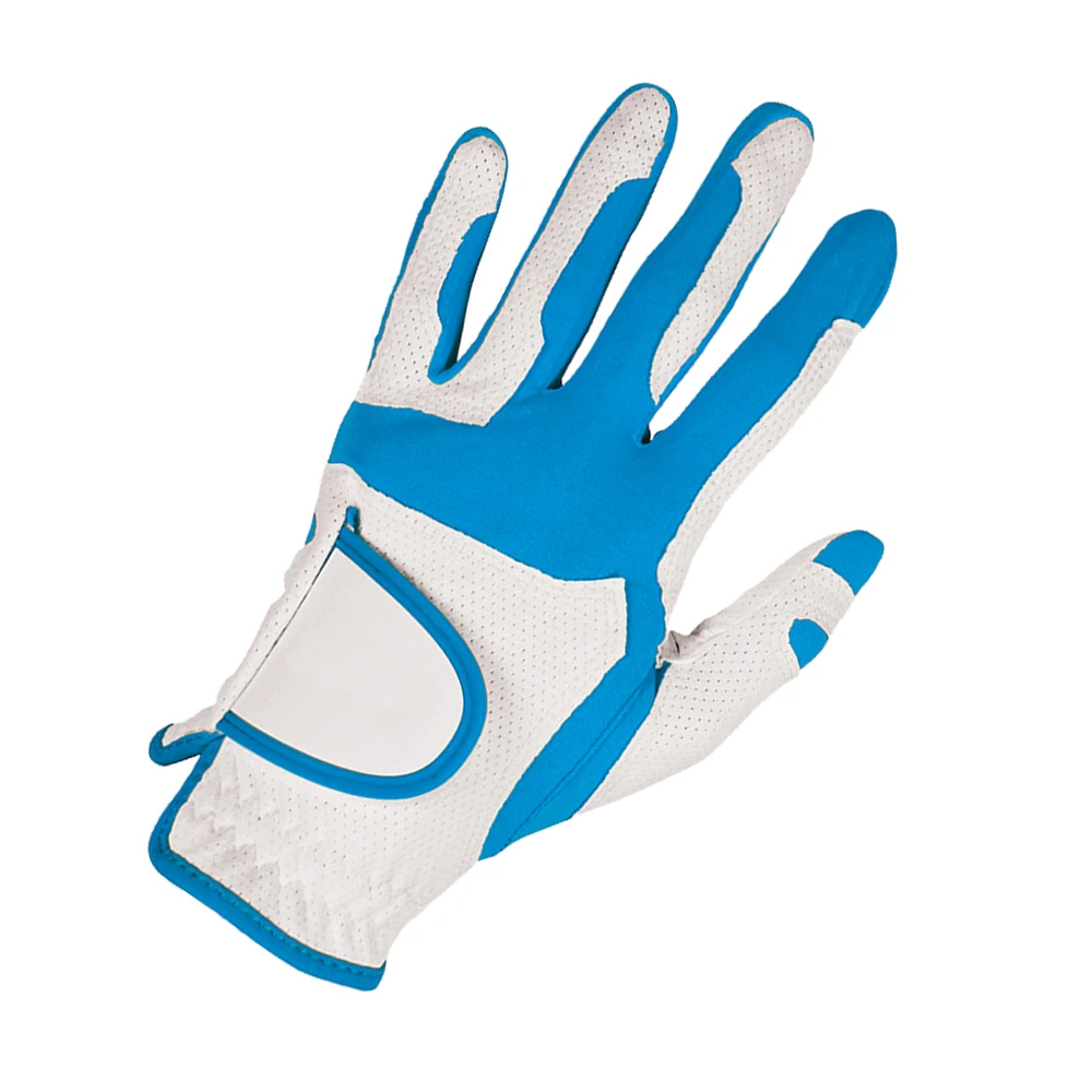 Белые мужские перчатки для гольфа из овечьей кожи с логотипом под заказ