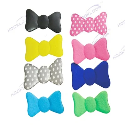 Multiple shape hook and loop hair clip bangs stickers