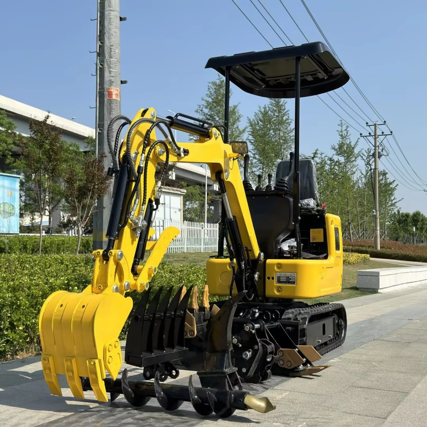 Новая модель 1ton carti well мини-экскаваторы с японским двигателем трактора экскаватором