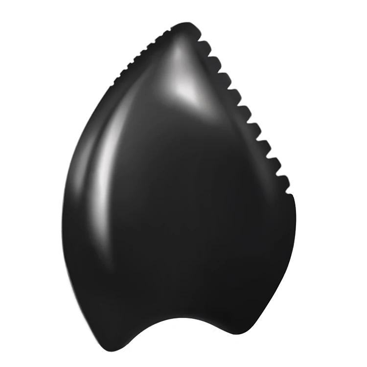 gua sha facial tool bian stone guasha massage Scraping Black Bian Stone Scraping Massage GuaSha Massage Tool bian stone gua sha