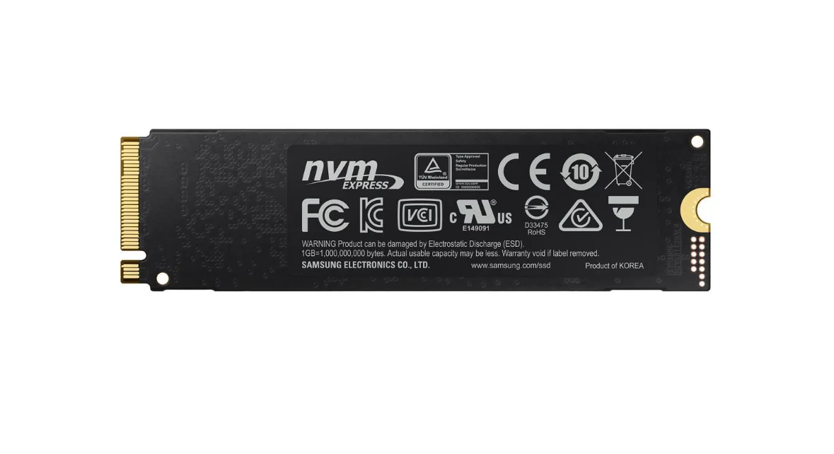 Внутренний твердотельный жесткий диск 970 EVO Plus SSD 1TB NVMe M.2