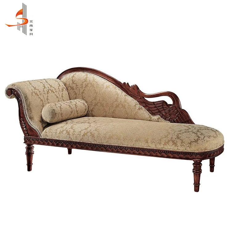 Foshan manufacturer oem french design leather chaise lounge suite sofa set
