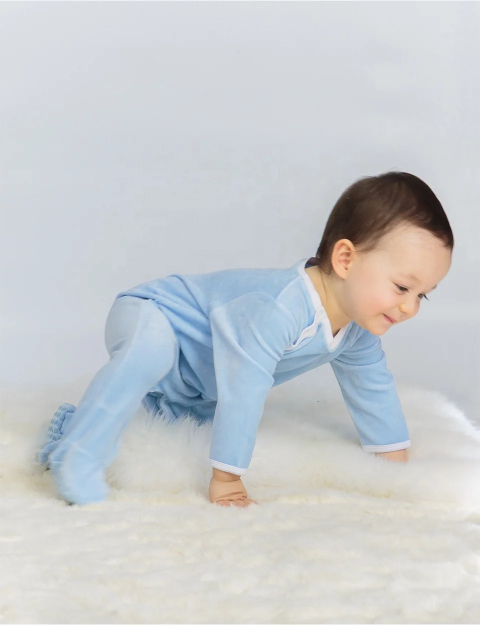 
Kids Romper Comfortable Baby Set Custom Cartoon print Warm Baby Romper Wholesale Baby Clothes 