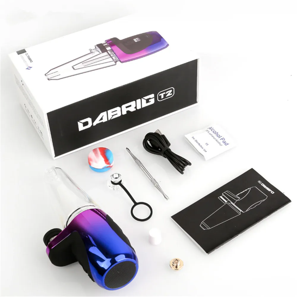  Smoking Accessories Wax Pens Vaporizer Dabrig T2 Electric Dab Rig Water