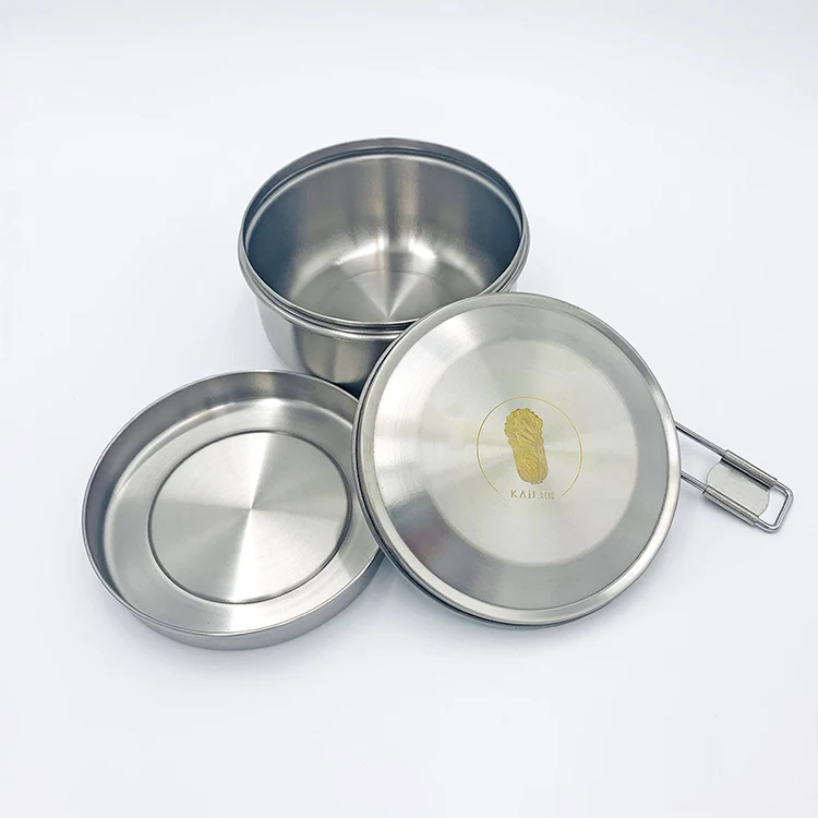 Simple Design TITANIUM 2 Tiers lunch boxes for office