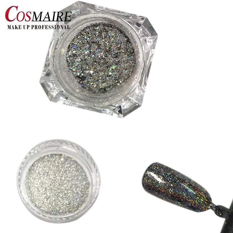 Holographic Pigment Powder Galaxy Holo Large Flakes for Nail Art