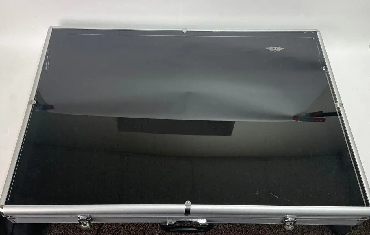 Aluminum Acrylic Table Top Trade Show Portable Display Case Trading Card/jewelry Customized Logo Travel Jewelry Case 3 Years