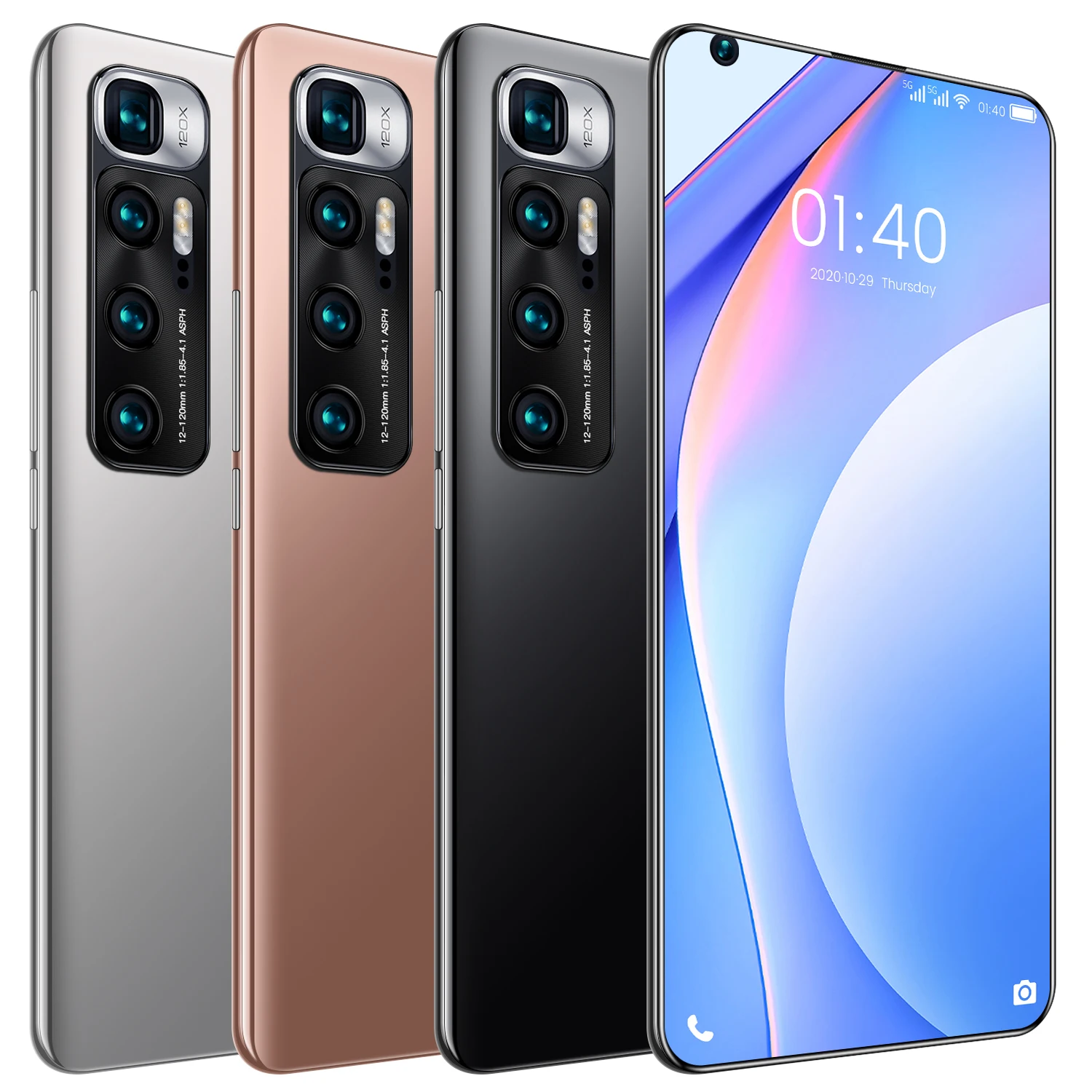 Глобальная версия оригинальный M10 U1tra 7,2 дюймов 12 Гб + 512 ГБ 24MP + 48MP Android10.0 смартфонов поддерживает сеть 5G 6000 мАч мобильные телефоны