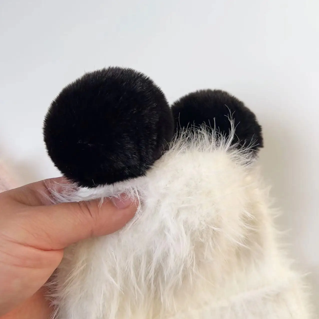 2024 New Design Winter Warm Animal Ears Hat Cashmere Children knitted Hat Beanie Customized Kids Fleece Warm Hat with Ears