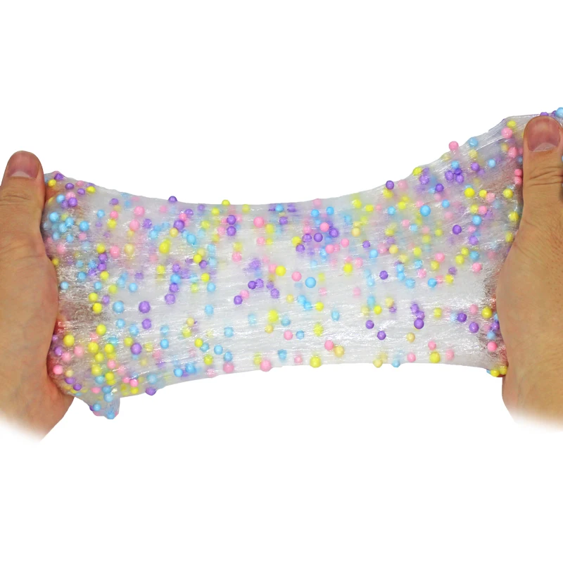 
SISLAND Not Fade Color Polystyrene Styrofoam Beads Small Foam Balls Slime Beads 