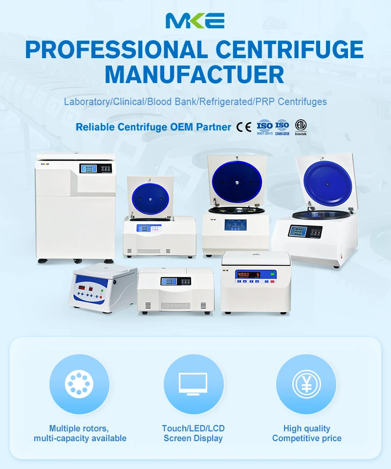 Benchtop Low Speed Medical Blood Plasma Laboratory centrifuge machine CE