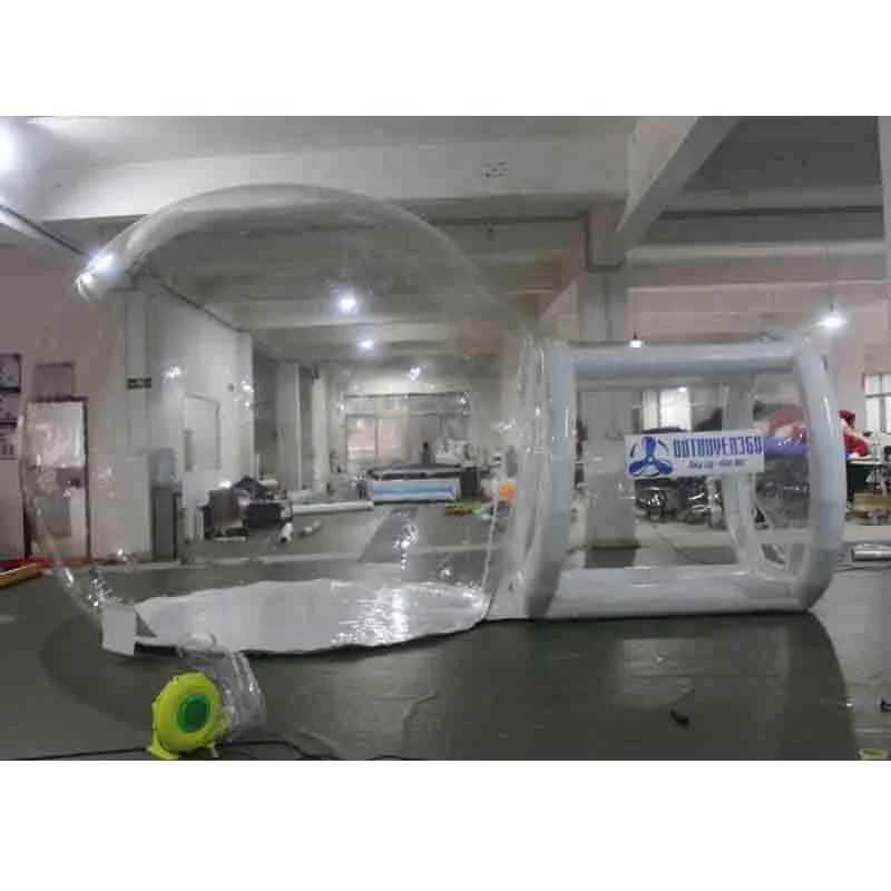 Outdoor Large Clear Inflatable Bubble Tent House Bubble Tent Hotel Outdoor Bubble Tent With Bathroom
