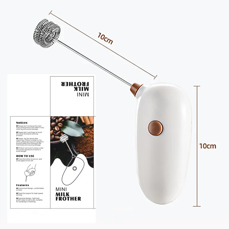 Coffee & tea Tools Barista Accessories Milk Foam Maker Household Coffee Latte Electric Mixer Milk Frother for Coffee
