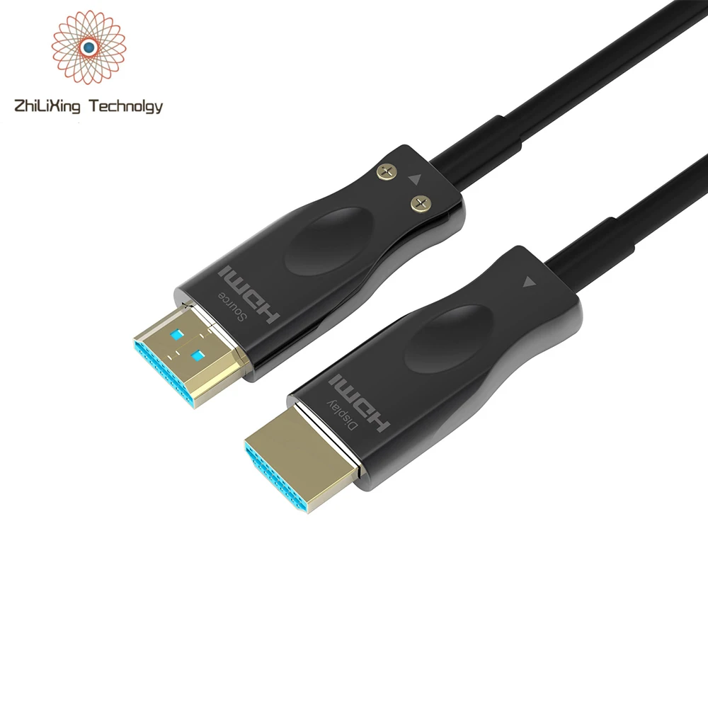 OEM buy New Arrival Factory Price HDMI 2.0 AOC Cable 2k 4k 8k 60hz HDMI Fiber Optic HDMI Cable 20M 40M 50M 100FT 100M