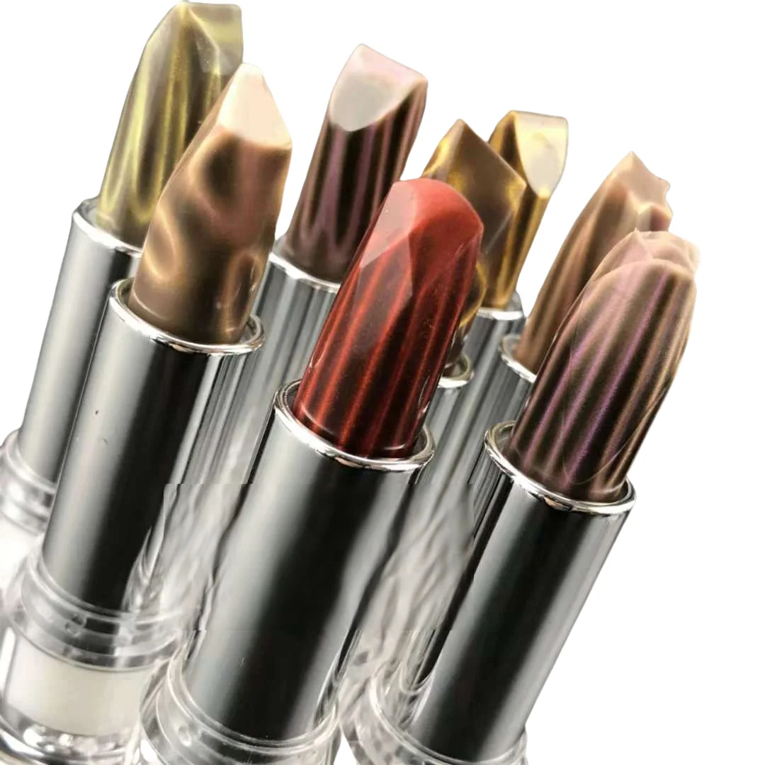 SheenEffect Customized Your Own Label Special Mold Cat Eye Magnetic Lipstick With Logo