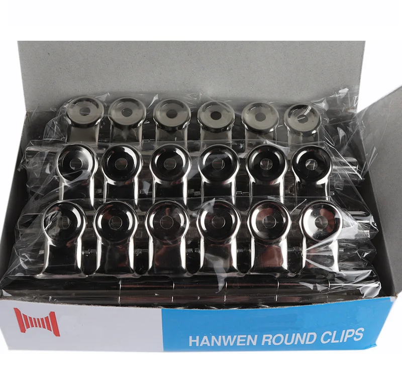 145mm binder clips 12pcs stainless steel mountain clip for stationery supplies