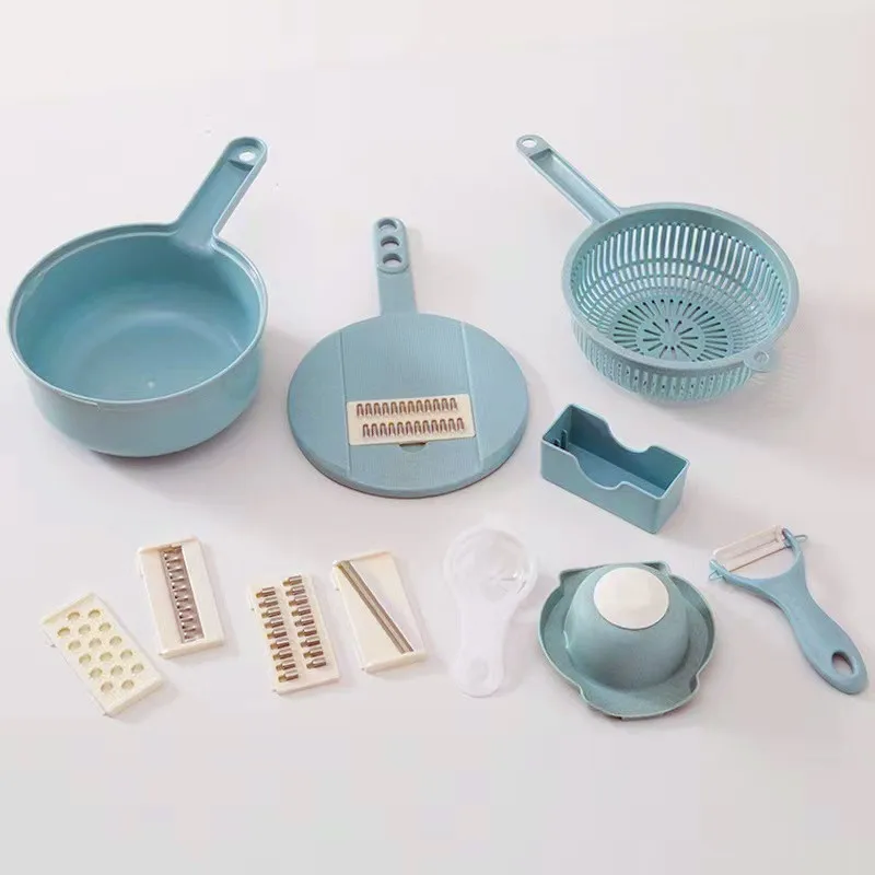 New arrival High Quality Multi-Functional Manual Vegetable Crinkle Shredder Cutter Slicer