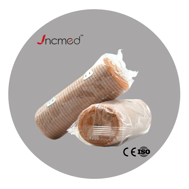 JCMED Disposable Medical Hospital Skin Color High Elastic Cotton Crepe Bandage
