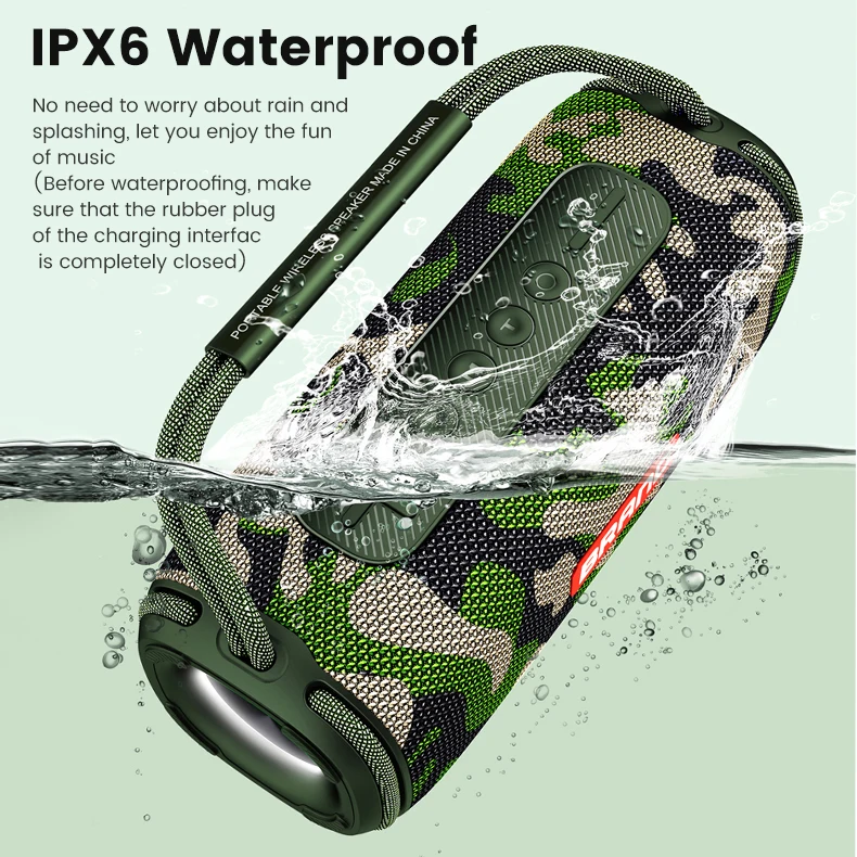 Топ продаж мини небольшой портативный водонепроницаемый для IPX6 boombox оригинальный наружный динамик