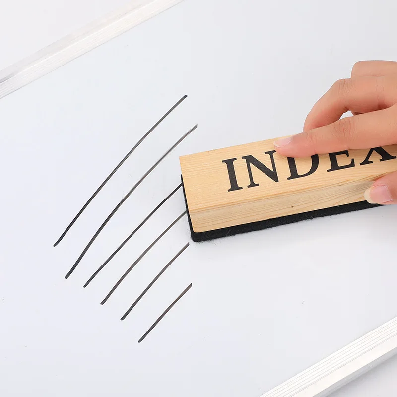 Large  eraser Board Cleaner Blackboard Wool Felt Eraser Wooden Chalkboard Duster Classroom Cleaner Kit