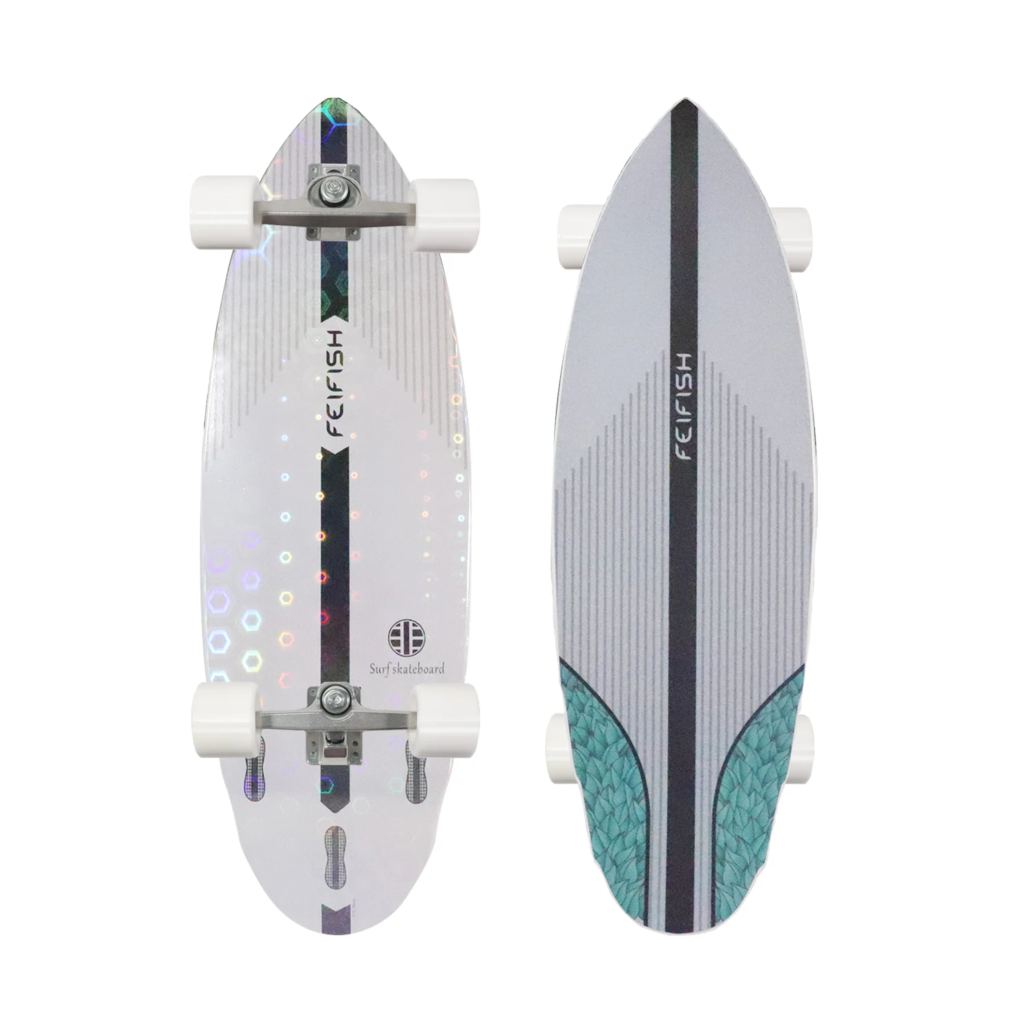 31inch Direct Custom OEM With 7 Ply Maple Wooden Deck CX4 or C7 or S7 truck Surf skateboard For Adults