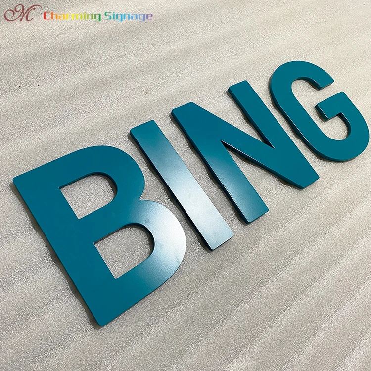 Plastic Led Programmable Sign For Wholesales Decorative Letter Signs On Doors And Windows Non Luminous Signs