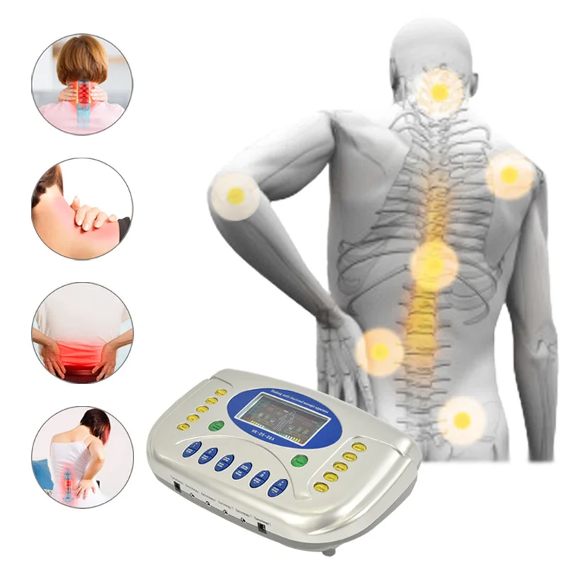 Best selling physical therapy equipment product 2024 electric tens ems neck electronic pulse massager products with free patches