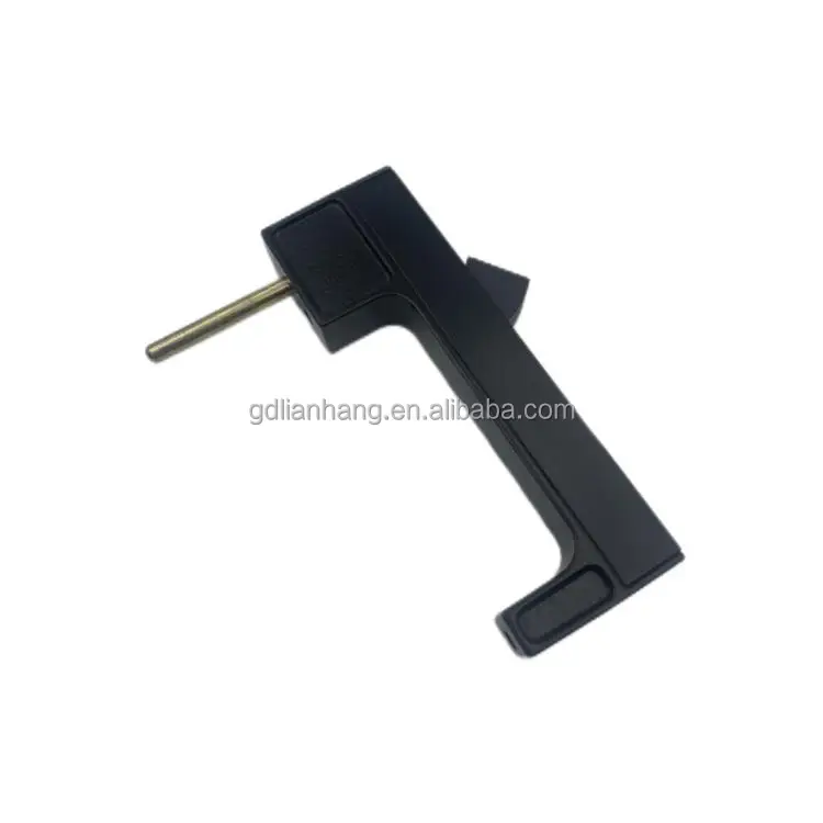 High quality UPVC Black Safety Lock with key Press Alloy Screen Window lock Handle