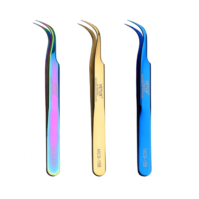 Sharp Customized High Quality VETUS Tweezers MCS-5B MCS-12 MCS-18 MCS-19 MCS-20 MCS-31B MCS-32B MCS-16-7B