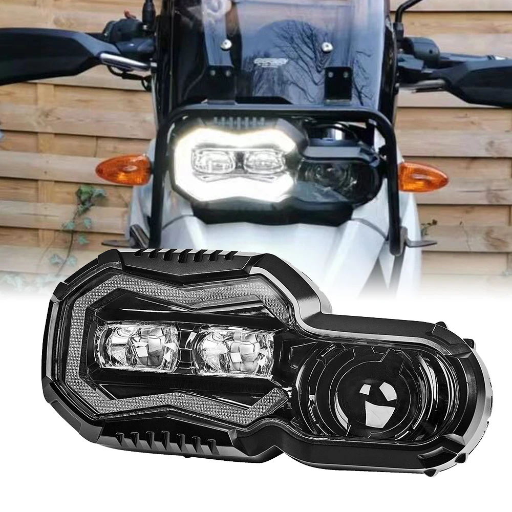 High Performance Led Headlamps Hi/Lo Beam Drl For Bmw Motorcycle Osram Front Projector Light Led Headlight For F650 700 800Gs