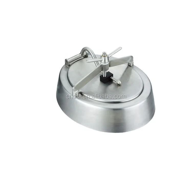 304 and 316 stainless steel oval manhole cover
