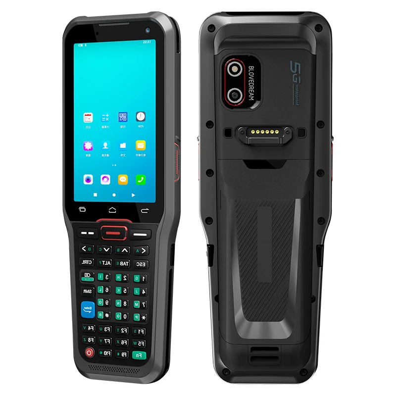 Ручной мобильный КПК Blovedream N41B Android 10 0 Поддержка 1D/2D сканера штрих-кодов NFC Wi-Fi 4G USB