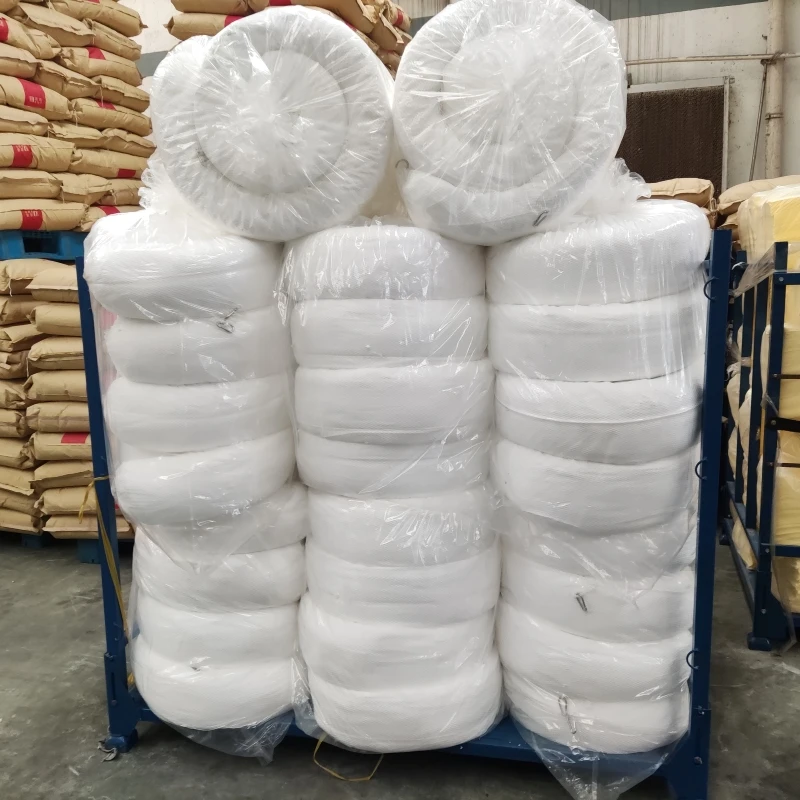 White color 20cm* 3m oil absorbent boom with netting