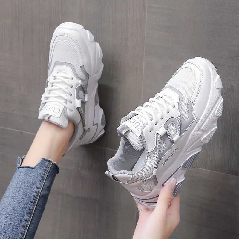 2019 autumn new female wild sports female student net red street shooting running casual shoes