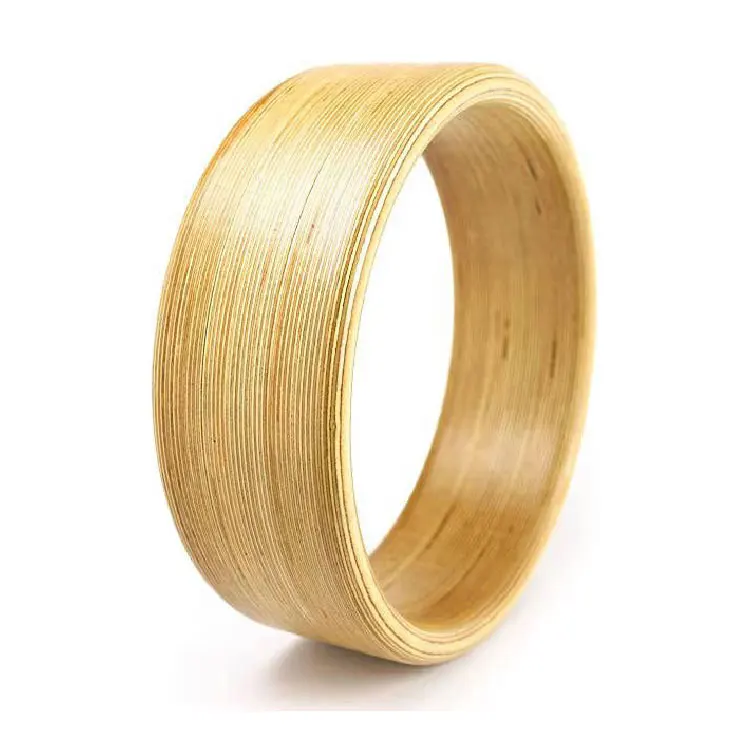 Eco Friendly Fitness Exercise Custom Logo Wooden Balance Training Stretching Pilates Ring Yoga Wheel