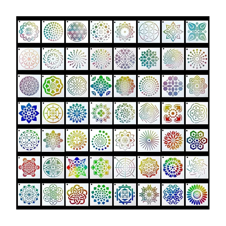 Custom Spray Painting Stencil Template Stencils for Fabric Wood Furniture Decoration Paint Drawing