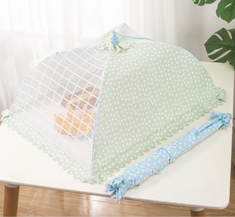 
Kitchen Room Dining Room food Covers Outdoor Food Covers Net Picnic Food Covers For Outside Collapsible Print Mesh Food Covers 