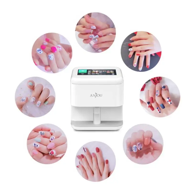 Fast Printing Auto Wifi USB DIY 3D Nail Art Printer Mobile Printer for Nail Digital Nail Printer