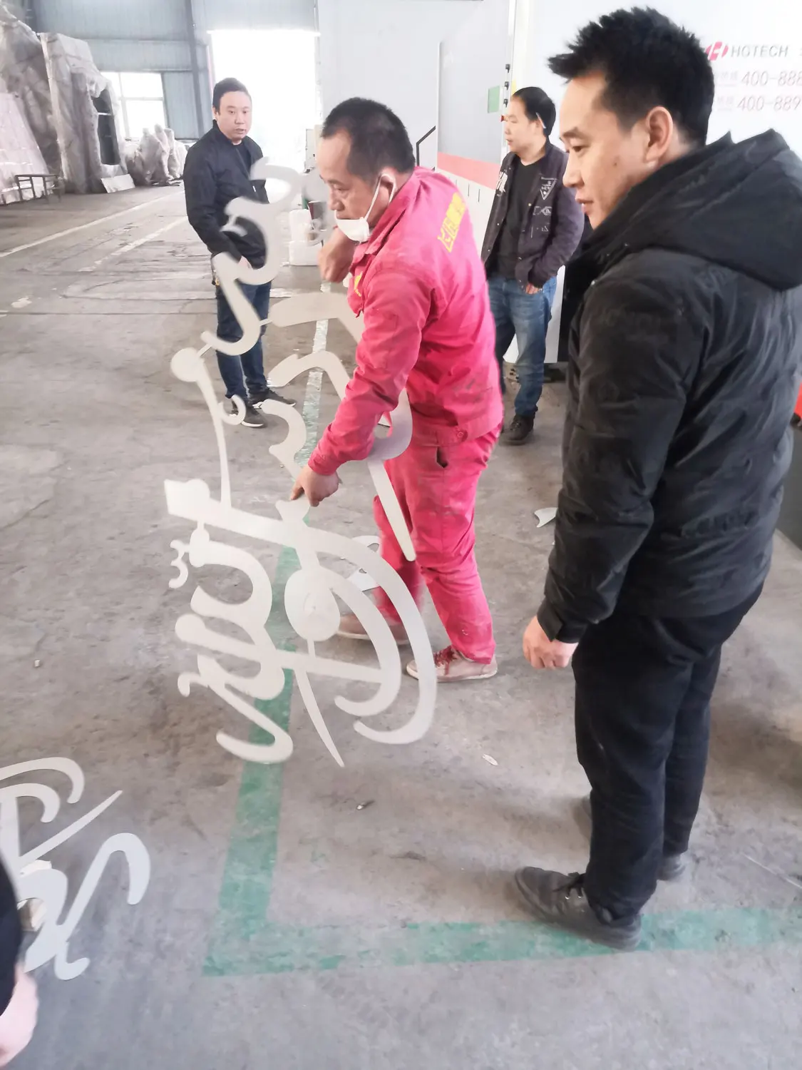 Известная легкая современная скульптура из нержавеющей стали для продажи