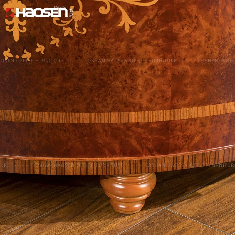 Haosen Rafflo 0809# Classic Executive table Solid wood Manufacturer office furniture