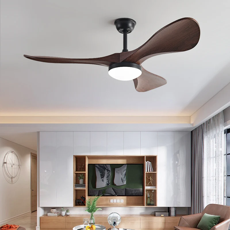 New Arrival Modern Simple 42 Inch 52 Inch 60 Inch Mute Home Decorative Remote Control Bldc Led Ceiling Fan With Light