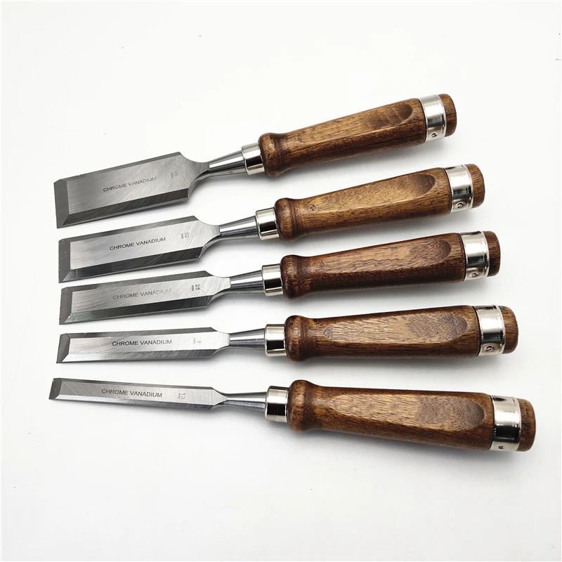 High Quality Woodwork Flat Chisel With Wooden Handle