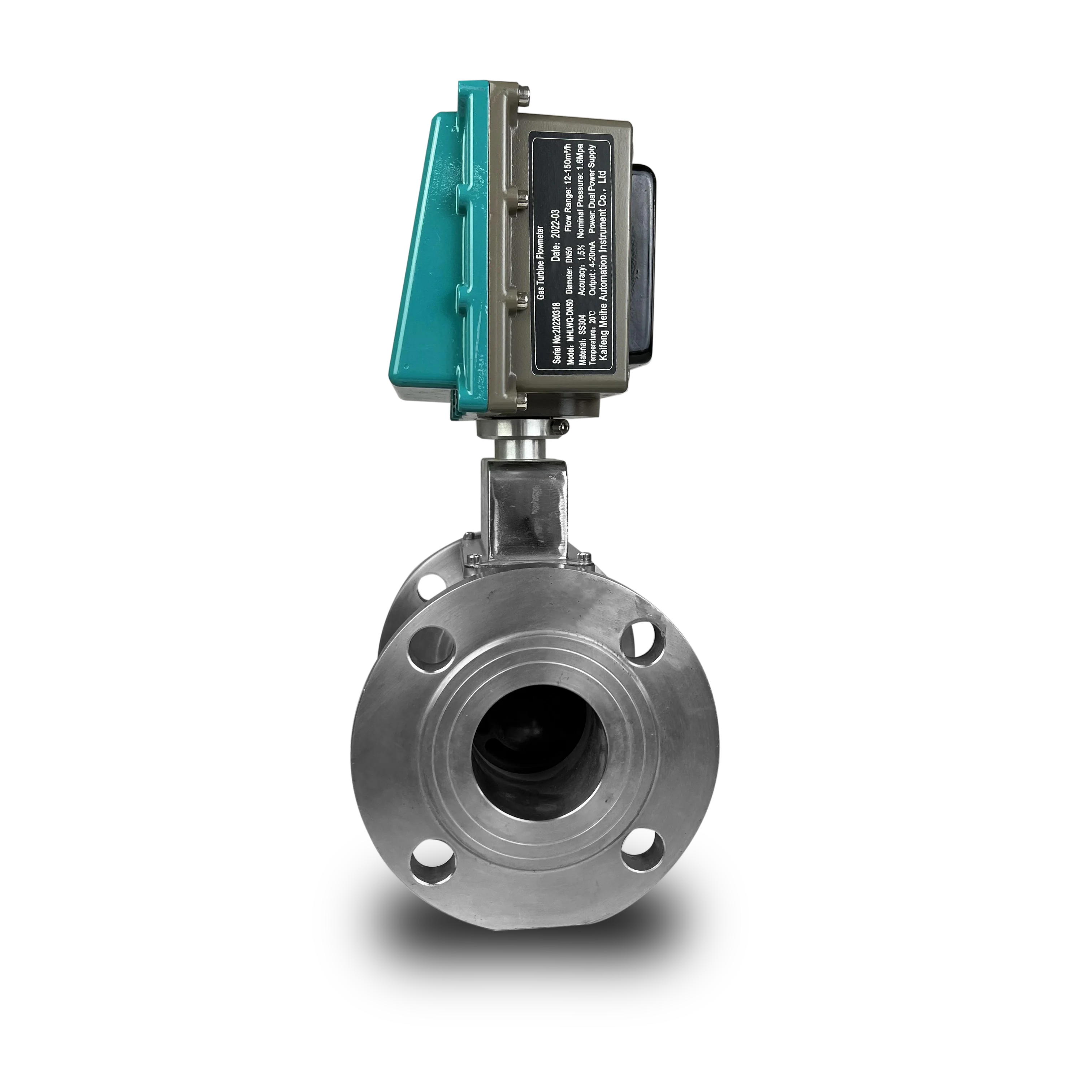 DN50 DN65 Explosion-Proof Exdm-II CT6 Natural Gas Compressed Air Gas Turbine Flowmeter