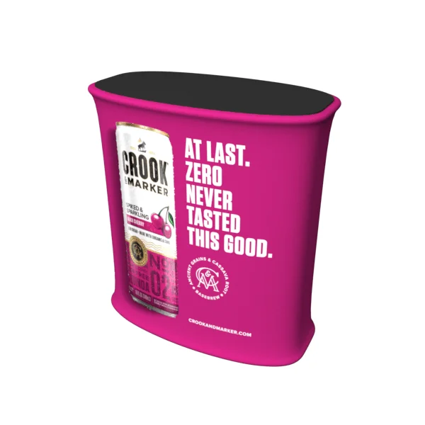 Pop up Advertising Booth Promotion Counter Table Hydraulic Podium Desk With Carry Bag