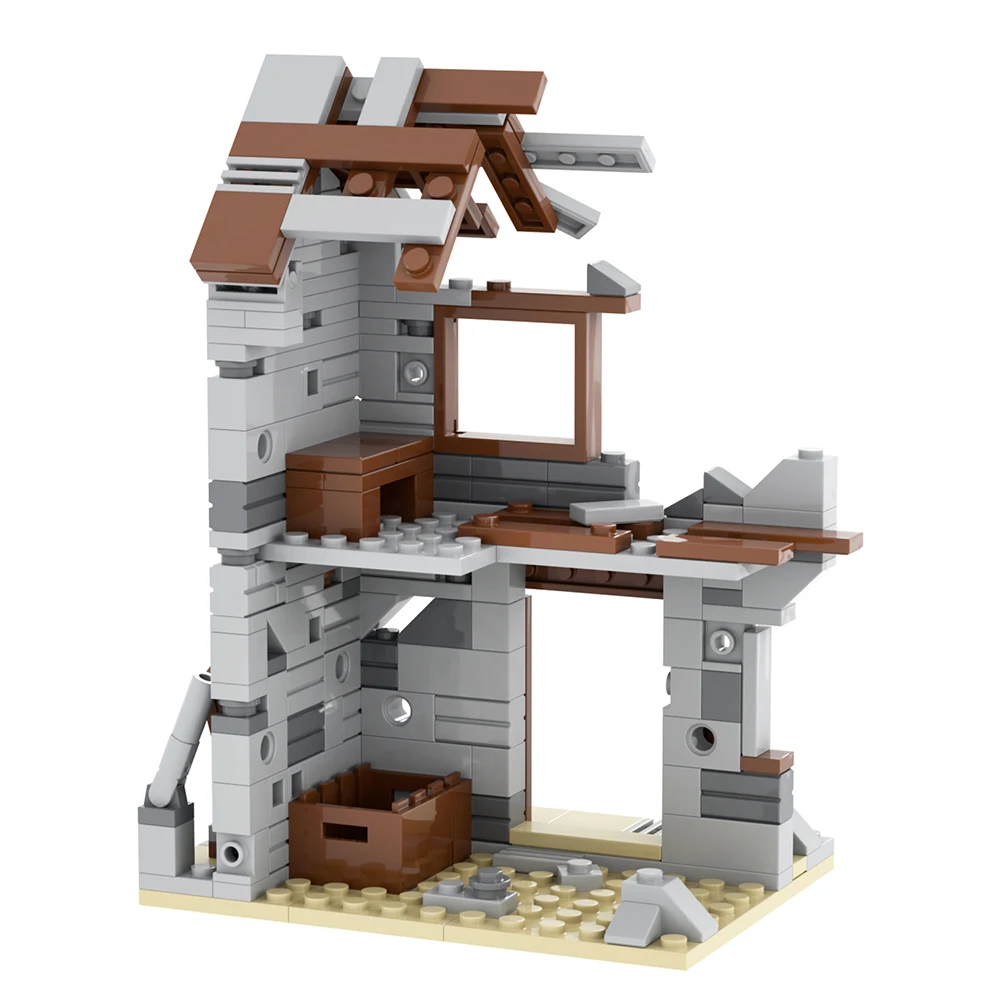 Wholesale Military Battlefield Ruins MOC MOOXI MOC5060 Blocks & Model Building Toys Bricks Promotional Toys Baseplate