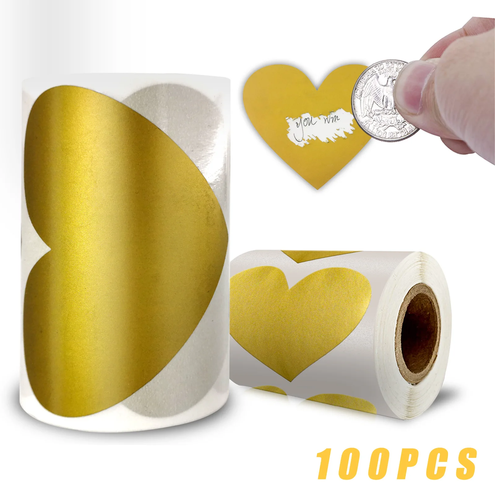 Custom Foil Adhesive Laser Security Label Scratch Proof And Sniff Sticker