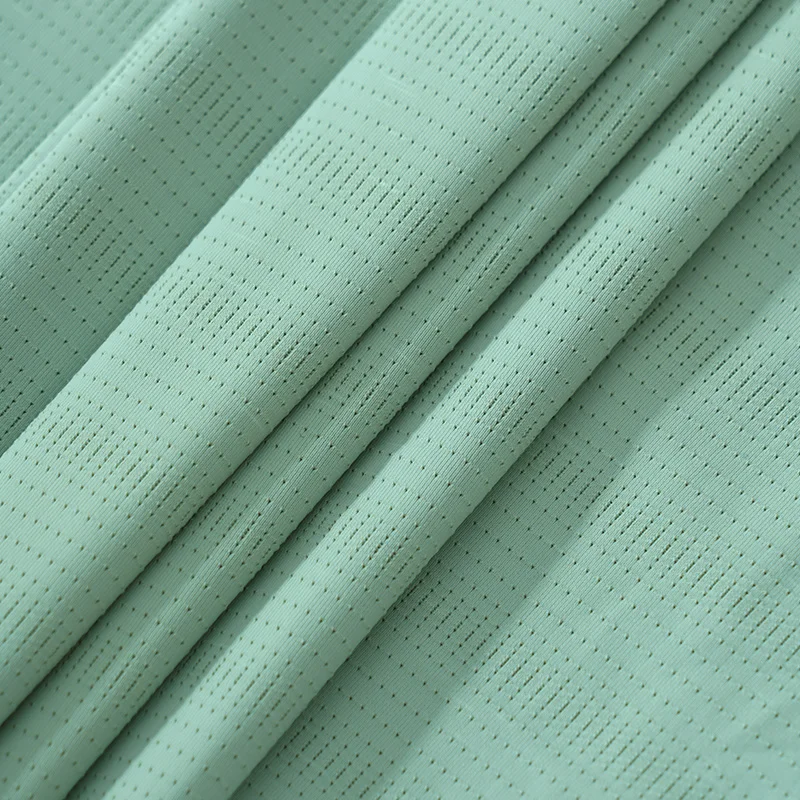 High Quality Mesh Single-sided High Elastic Vest Fabric Cycling Clothing Sports T-shirt Nylon Spandex Knitting Fabric