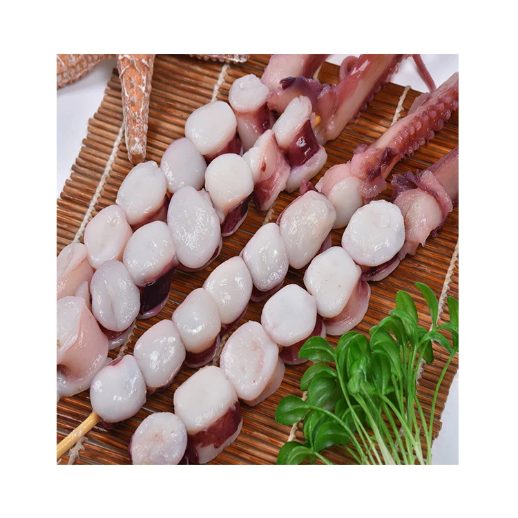 Best-selling Low Fat Delicious Frozen Seafood Squid Dragon Ball String