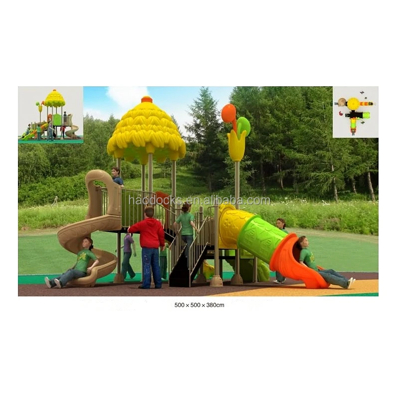 Easy installation medium square size children play ground sets