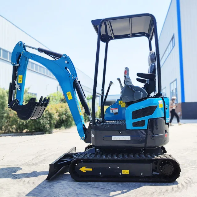 China factory  Popular sale new 1 ton 2 ton excavators Farm Garden kubota engine Diesel Mini Excavator machine for sale